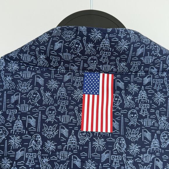 Rhoback Performance Quarter Zip Pullover 3XL Navy The American Icon Washington - Picture 5 of 10